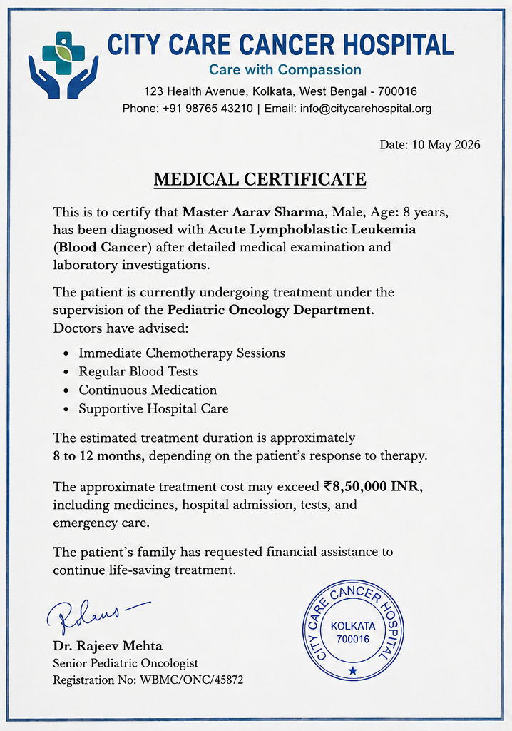 Aarav Responding Positively to Treatment 🌟